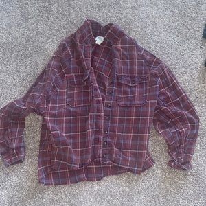 Women’s Urban Outfitters red flannel shirt size small